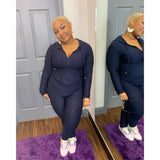 Plus Size 2 Piece Quick Run Set