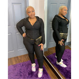 Plus Size 2 Piece Quick Run Set