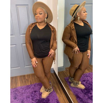 Plus Size 2 Piece Quick Run Set