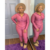 Plus Size 2 Piece Quick Run Set