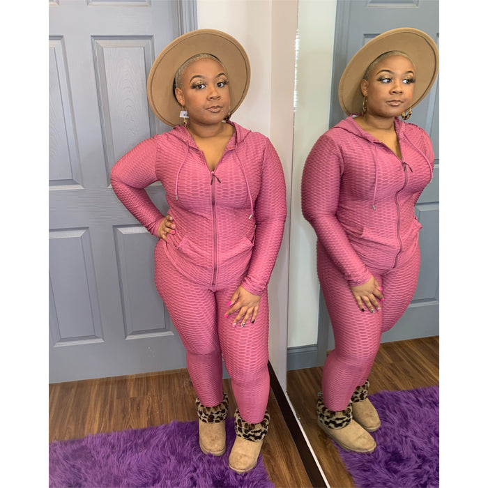Plus Size 2 Piece Quick Run Set
