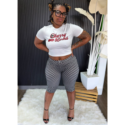 Cherry Crop Top